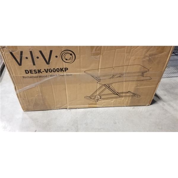 VIVO RECLAIMED WOOD DESK RISER