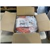 Image 1 : AS NEW 200FT ORANGE INDOOR OUTDOOR HEAVY DUTY LIGHTED 3 WIRE GROUNDED EXTENSION CORD 16AWG