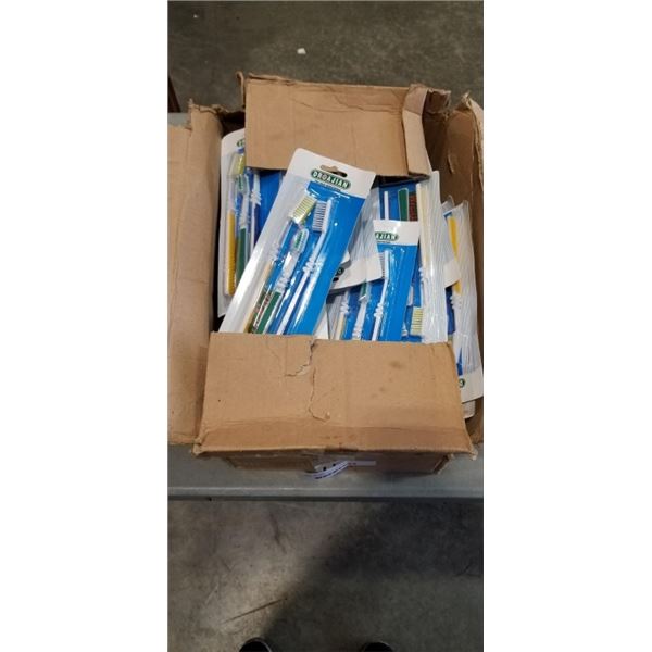 CASE OF NEW TOOTHBRUSHES