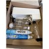 Image 1 : SODA STREAM MACHINE WITH BOTTLES AND 2 EMPTY CANNISTERS