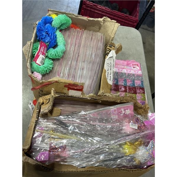 2 CASES OF NEW GLITTER MAKEUP AND PARTY ITEMS