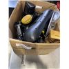 Image 1 : BOX OF ASSORTED SPEAKERS AND ELECTONICS