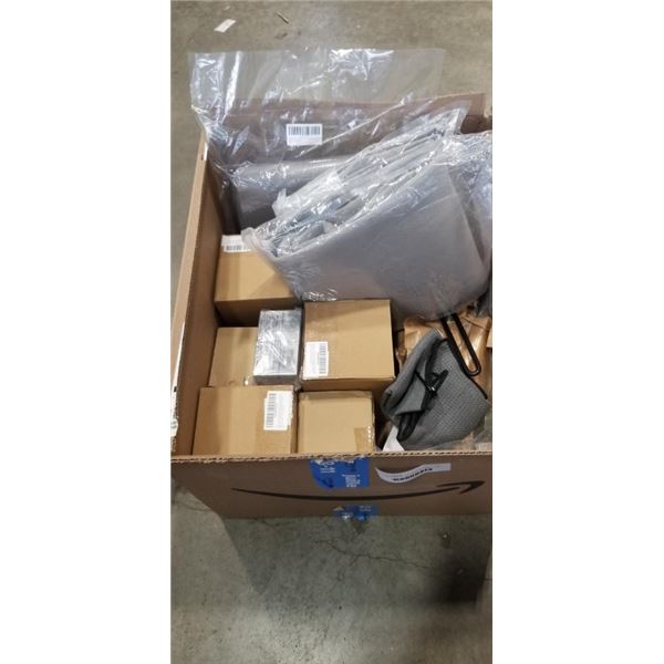 LARGE BOX OF NEW AMAZON OVER STOCK ITEMS
