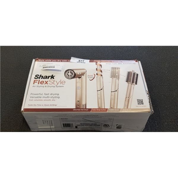 SHARK FLEXSTYLE MULTI-STYLER HAIR STRAIGHENER - TESTED WORKING, RETAIL $349