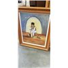 Image 3 : 3 VINTAGE OIL ON CANVAS ARTWORKS, WOOD FRAMED