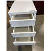 Image 2 : WHITE 4 DRAWER ROLLING ORGANIZER