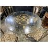 Image 5 : ORNATE GOLD DINING TABLE WITH 4 CHAIRS, QUALITY MADE, HEAVY METAL