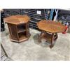 Image 1 : PAIR OF VINTAGE OCTAGONAL ENDTABLES