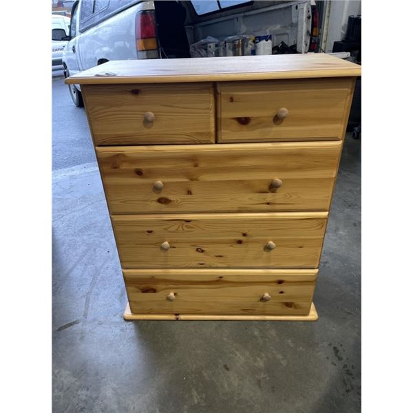 PINE 5 DRAWER DRESSER