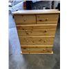 Image 1 : PINE 5 DRAWER DRESSER