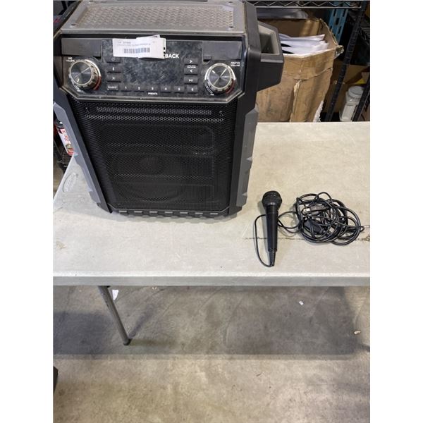 ION EXPLORED OUTBACK SPEAKER W/ MICROPHONE - WORKING