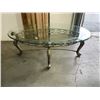 Image 1 : GLASS TOP COFFEE TABLE