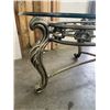 Image 4 : GLASS TOP COFFEE TABLE
