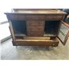 Image 4 : ANTIQUE SERVING CABINET