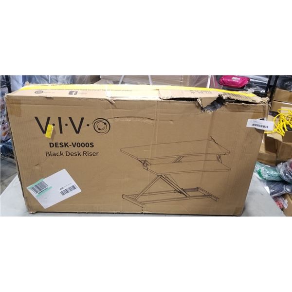 VIVO BLACK DESK RISER