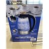 Image 3 : HAMILTON BEACH 1.7L GLASS ELECTRIC KETTLE - TESTED WORKING
