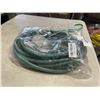 Image 2 : AS NEW 25FT GREEN 3 OUTLET INDOOR OUTDOOR HEAVY DUTY LIGHTED 3 WIRE GROUNDED EXTENSION CORD 12AWG