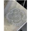 Image 3 : 2 VINTAGE GLASS BOAT DISHES, ANCHOR HOCKING CUT GLASS AND VINTAGE AMERICAN BRILLIANT PERIOD CUT GLAS