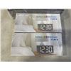 Image 2 : 2 NEW SURFACE LED CLOCKS AND SET OF 4 NEW CFL BULBS