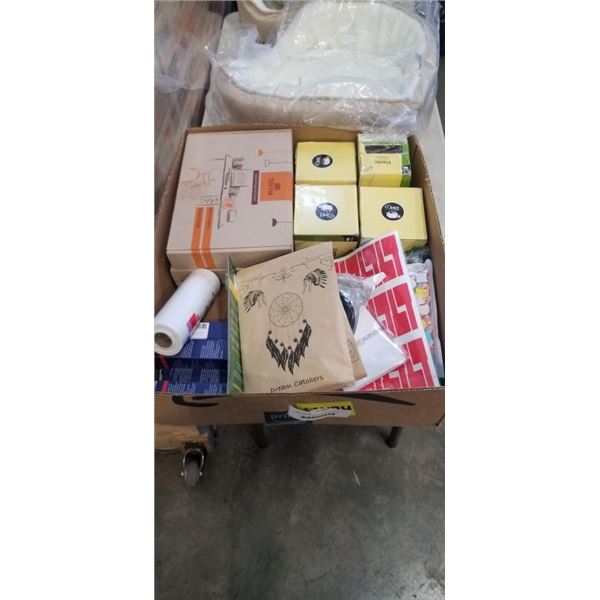 LARGE LOT OF NEW OVERSTOCK CRAFT AND OFFICE SUPLIES