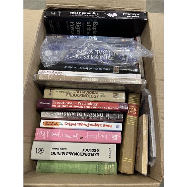 BOX OF SCEICNE AND OTHER BOOKS