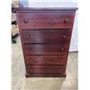 Image 1 : SOLID WOOD 5 DRAWER HIGHBOY DRESSER