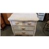 Image 1 : BOOKSHELF WITH 2 RATTAN SHELVES