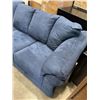 Image 3 : MODERN BLUE MICROFIBRE SOFA, VERY CLEAN