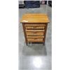 Image 1 : 3 DRAWER RATTAN SIDE TABLE