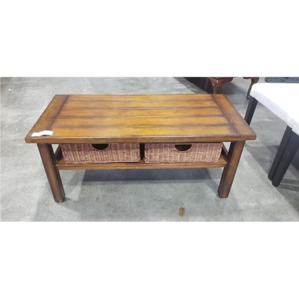 2 DRAWER COFFEE TABLE