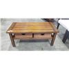 Image 1 : 2 DRAWER COFFEE TABLE