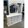 Image 2 : 6 DRAWER 1 DOOR DRESSER W/ MIRROR