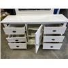Image 3 : 6 DRAWER 1 DOOR DRESSER W/ MIRROR