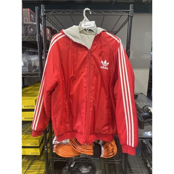 RED ADIDAS JACKET