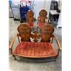 Image 1 : MCM 4PC CONVERSATION SET - 2 CHAIRS AND LOVESEAT