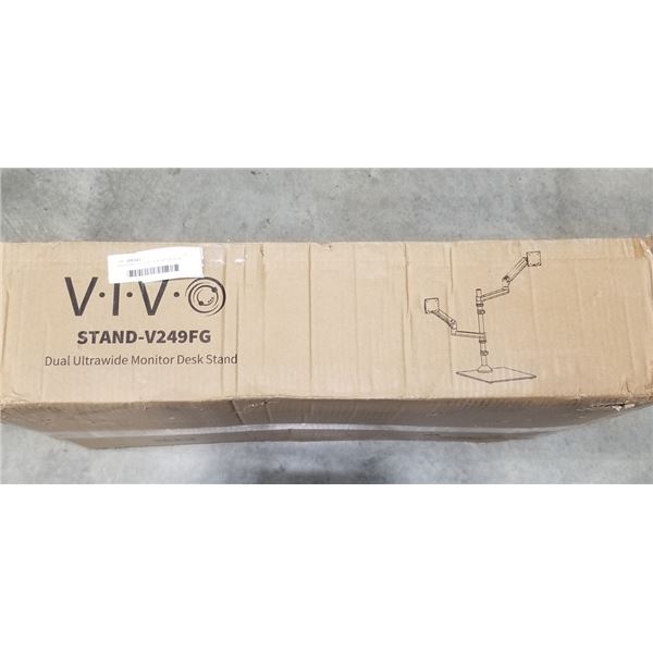 VIVO DUAL ULTRAWIDE MONITOR DESK STAND