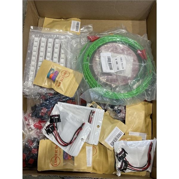 ASSORTED NEW OVERSTOCK CABLE MANAGEMENT ITEMS, CABLE PULLERS ETC