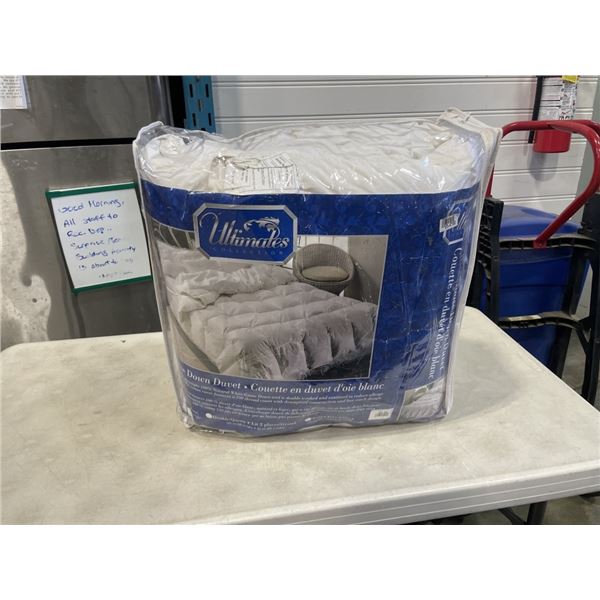 KINGSIZE WHITE GOOSEDOWN DUVET