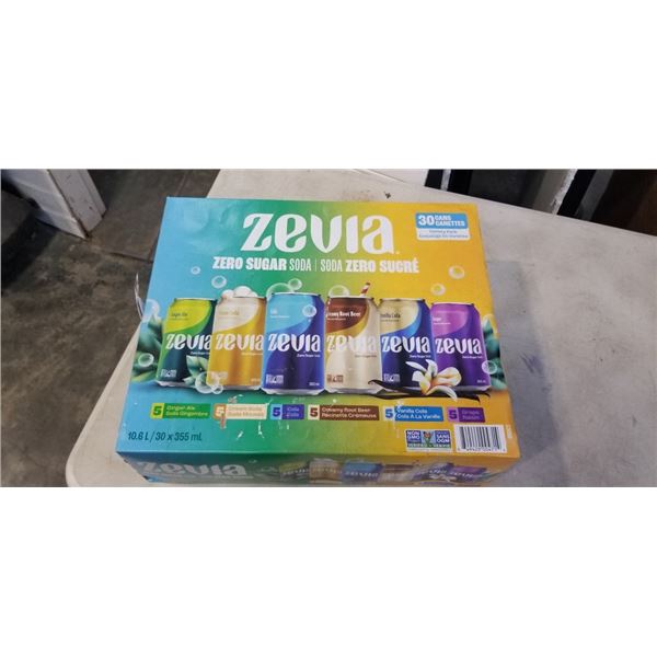 CASE OF ZEVIA ZERO SUGAR SODAS