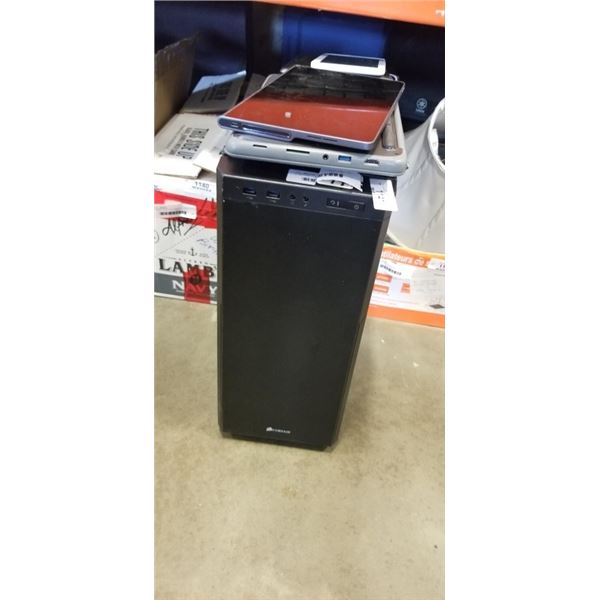 4 LAPTOPS, 1 CPU AND 1 TABLET FOR PARTS