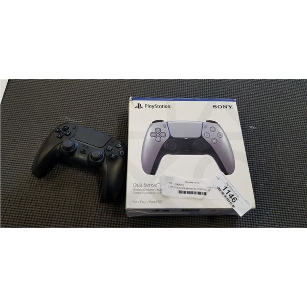2 PS5 DUALSENSE WIRELESS CONTROLLER WORKING NO BOXES