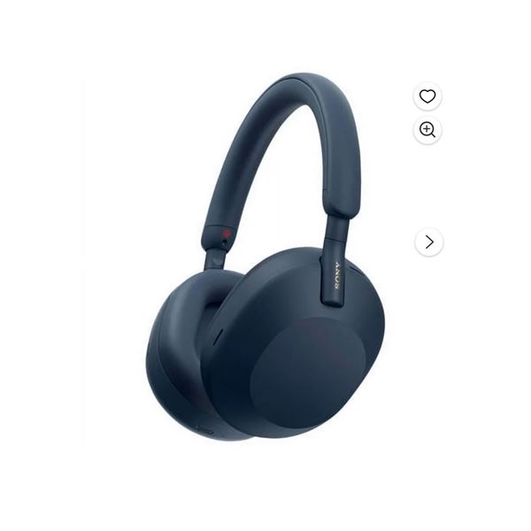 SONY WH1000XM5 PREMIUM ACTIVE NOISE CANCELLING OVER EAR BLUETOOTH HEADPHONES - TESTED WORKING, RETAI