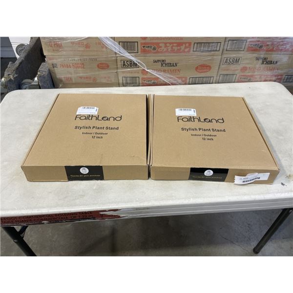 2 MID CENTURY PLANT STANDS