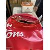 Image 3 : CASE OF TETLEY ORANGE PEKOE TEA AND 2 TIM HORTONS TINS OF COFFEE, FREIGHT DAMAGED, SEAL BROKEN