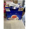 Image 6 : CASE OF TETLEY ORANGE PEKOE TEA AND 2 TIM HORTONS TINS OF COFFEE, FREIGHT DAMAGED, SEAL BROKEN