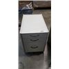 Image 1 : 3 DRAWER ROLLING OFFICE CABINT WITH KEY