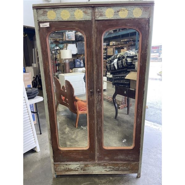 VINTAGE PAINTED WARDROBE