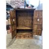 Image 2 : LARGE WOODEN WARDROBE 50" WIDE,  81" TALL,  26" DEEP