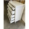 Image 3 : WHITE 5 DRAWER HIGHBOY DRESSER