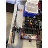 Image 1 : 2 FISHING RODS W/ REELS, TACKLE BOX, AND COOLER